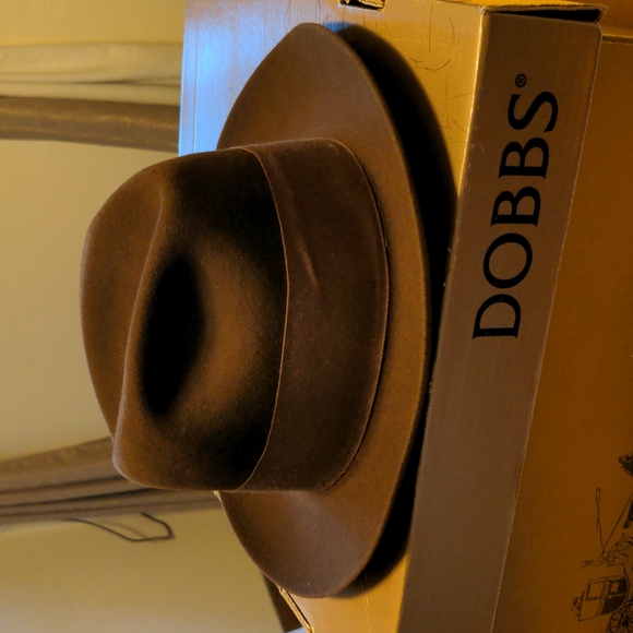 Dobbs Fur Mink Fedora -Brown - Picture 1 of 4